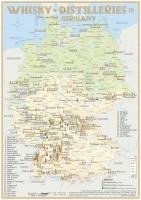 bokomslag Whisky Distilleries Germany-Austria-Switzerland - Tasting Map