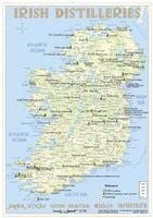 bokomslag Whiskey Distilleries Ireland - Tasting Map
