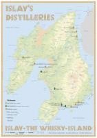 bokomslag Whisky Distilleries Islay - Tasting Map