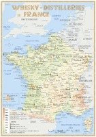 bokomslag Whisky Distilleries France and BeNeLux - Tasting Map