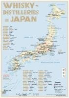 Whisky Distilleries Japan - Tasting Map 1