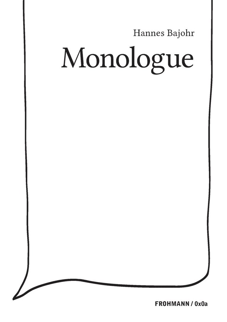 Monologue 1