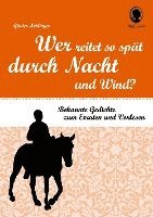 bokomslag Wer reitet so spät durch Nacht und Wind?