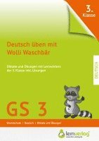 bokomslag Deutsch üben mit Wolli Waschbär 3. Klasse