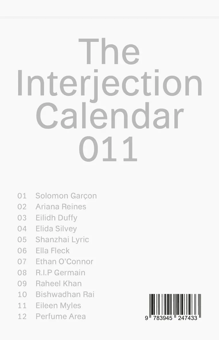 Interjection Calendar 011, Häftad. Tillgänglighet: Kommande