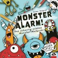 bokomslag Monster-Alarm! Das schaurig-schöne Monster-Malbuch für Kinder ab 3 Jahren