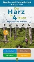 bokomslag Der Harz in 4 Teilen. Wander- und Fahrradkartenset 1 : 30 000