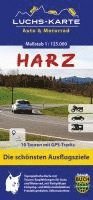 bokomslag Luchskarte Harz  Auto & Motorrad 1 : 125 000