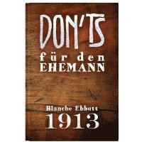 bokomslag Don'ts für den Ehemann