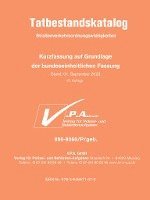 bokomslag Bundeseinheitlicher Tatbestandskatalog Polizeifassung, gebunden