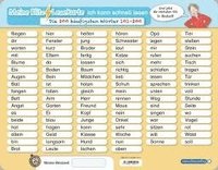 bokomslag Meine Blitzlesekarte - Die 200 häufigsten Wörter