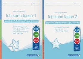 bokomslag Ich kann lesen 1 und 2 - Ausgabe mit Artikelkennzeichnung für die 1. und 2. Klasse