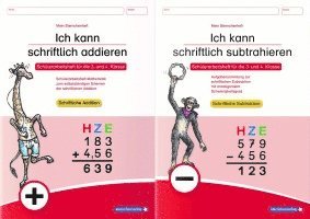 Ich kann schriftlich addieren und subtrahieren - 2 Arbeitshefte im Set 1