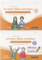 bokomslag Ich kann Sätze schreiben Teil 1 und 2 im Set - Schülerarbeitshefte für die 1. und 2. Klasse