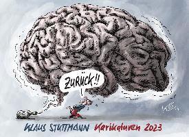 Zurück! - Stuttmann Karikaturen 2023 1