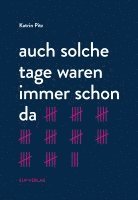 bokomslag auch solche tage waren immer schon da