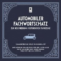 bokomslag Automobiler Fachwortschatz zur Beschreibung historischer Fahrzeuge