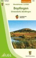 bokomslag Bopfingen - Dinkelsbühl, Nördlingen. Wanderkarte 1:25.000