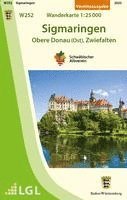 bokomslag Sigmaringen - Obere Donau (Ost), Zwiefalten. Wanderkarte 1:25.000