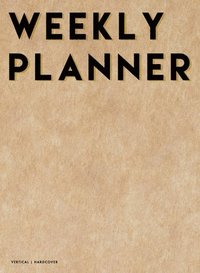 bokomslag Vertical Weekly Planner 2020-2021