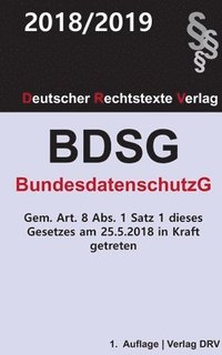 bokomslag Bundesdatenschutzgesetz (BDSG)