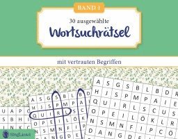 bokomslag Wortsuchrätsel für Senioren mit vertrauten Begriffen. Rätselspaß, Beschäftigung und Gedächtnistraining für Senioren. Auch mit Demenz. Großdruck