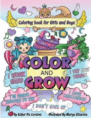 bokomslag Color and Grow: A Coloring Book for Girls and Boys