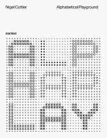 Nigel Cottier - Alphabetical Playground, Häftad