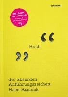 bokomslag Das Buch der absurden Anführungszeichen