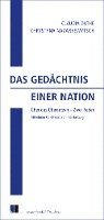 bokomslag Das Gedächtnis einer Nation