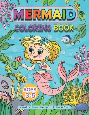 bokomslag Mermaid Coloring Book ages 3-5