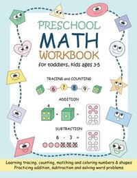 bokomslag Preschool Math Workbook for Toddlers, Kids Ages 3-5