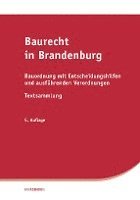 bokomslag Baurecht in Brandenburg