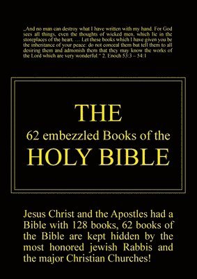 Markus Pilz - 62 embezzled Books of the Holy Bible, Häftad
