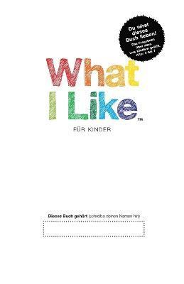 What I Like - Fr Kinder 1