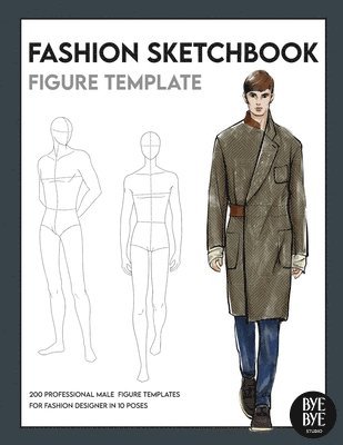 Fashion Sketchbook Male Figure Template 1