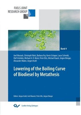 Lowering of the boiling curve of biodiesel by metathesis 1