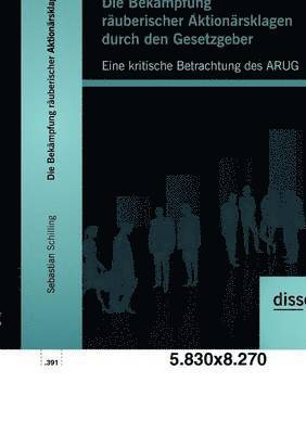 bokomslag Bekämpfung räuberischer Aktionärsklagen durch den Gesetzgeber