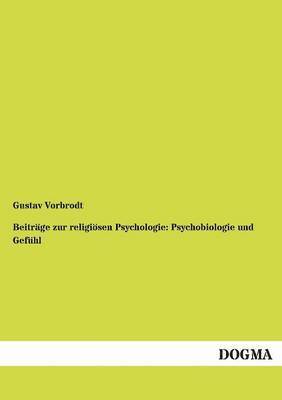 bokomslag Beitrge zur religisen Psychologie