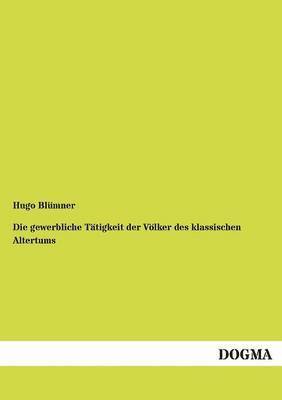 bokomslag gewerbliche Tätigkeit der Völker des klassischen Altertums