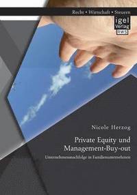 bokomslag Private Equity und Management-Buy-out