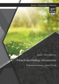 bokomslag Ethisch-nachhaltige Investments