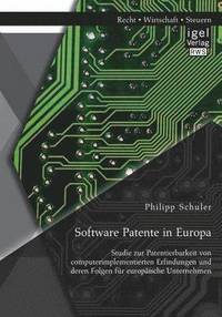 bokomslag Software Patente in Europa