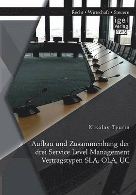 Aufbau und Zusammenhang der drei Service Level Management Vertragstypen SLA, OLA, UC 1