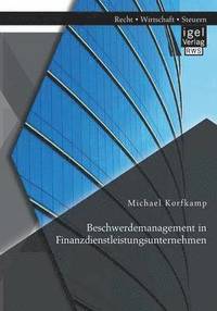 bokomslag Beschwerdemanagement in Finanzdienstleistungsunternehmen