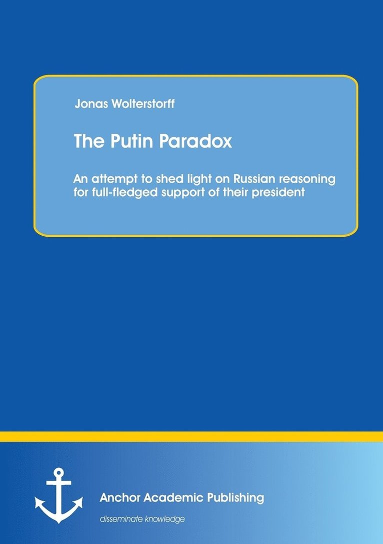 Jonas Wolterstorff - Putin Paradox, Häftad