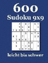 bokomslag 600 Sudoku 9x9 leicht bis schwer