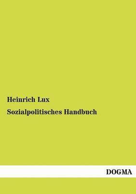 bokomslag Sozialpolitisches Handbuch