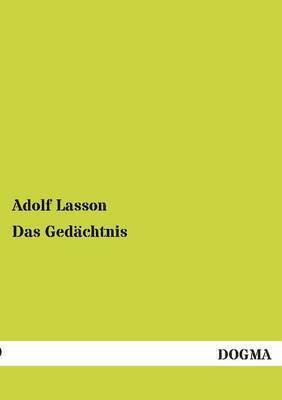 bokomslag Gedächtnis