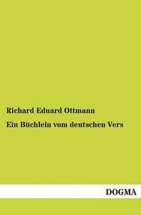 bokomslag Büchlein vom deutschen Vers
